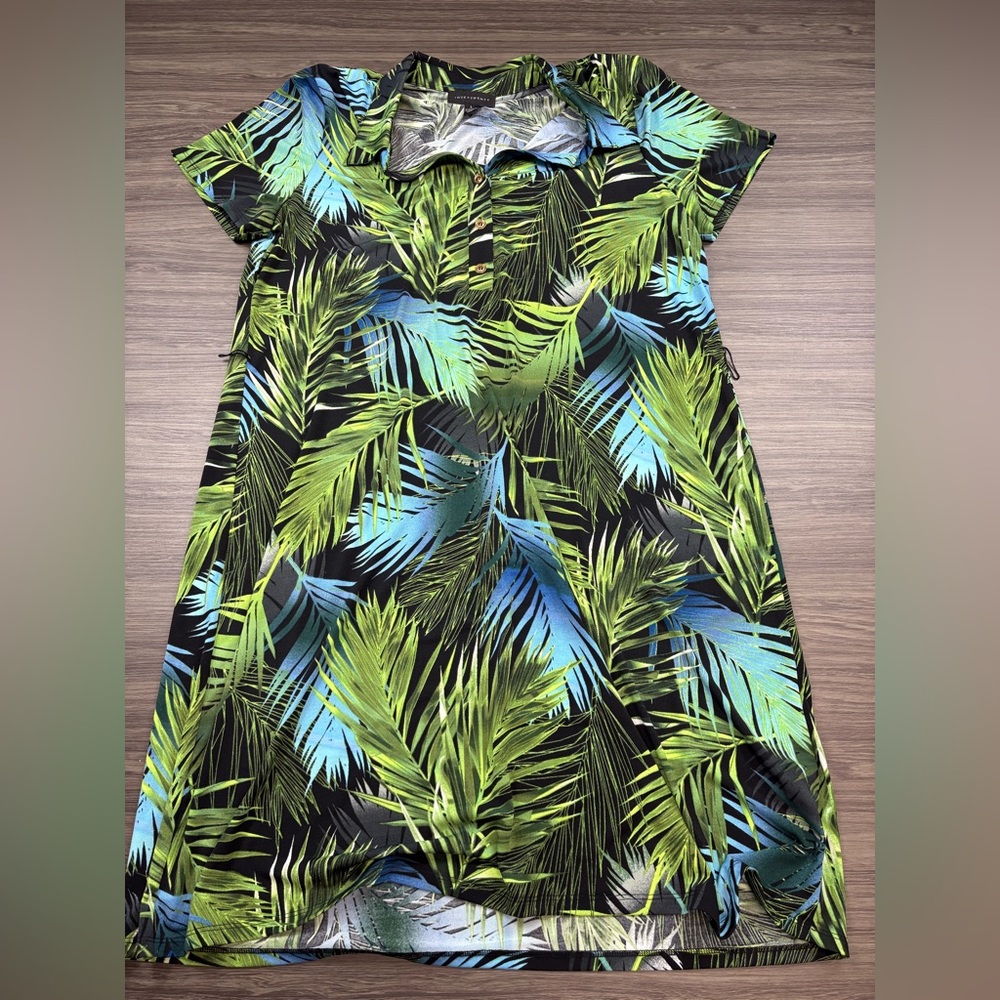 Investments Jungle Heat Dress with Belt Size Large NWT - Picture 2 of 8